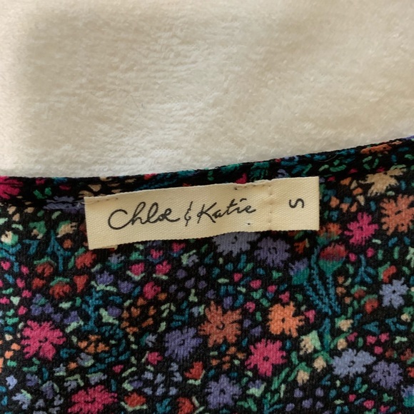 Nordstrom Chloe & Katie bell sleeve wrap blouse - Picture 6 of 7